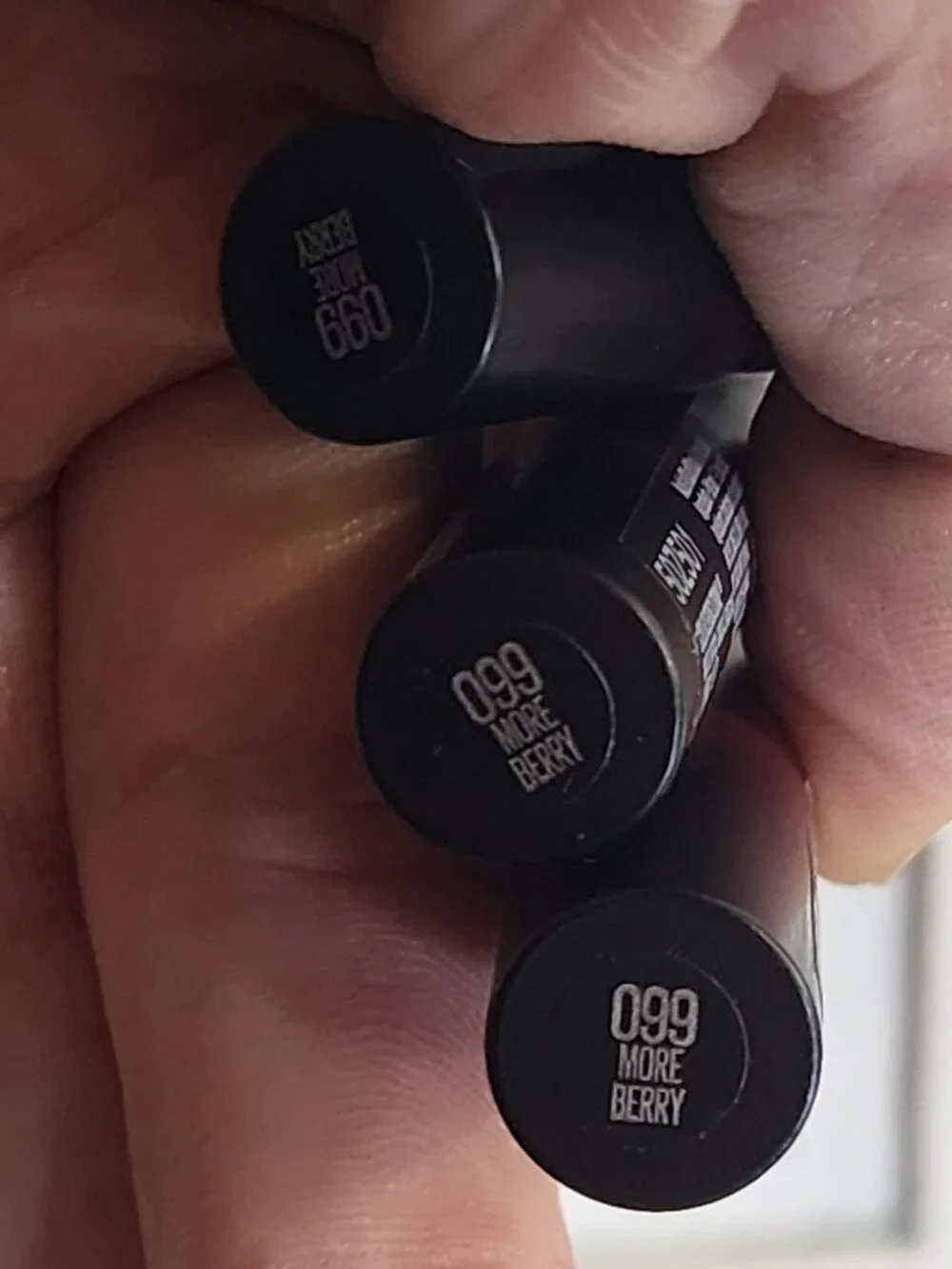 Maybelline NY Ultimatte Color Sensational Matte Lipstick 1.7g 099 More Berry 3PK